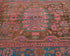 5x10 Vintage Brown Pink Persian Style Hand Knotted Low Pile Wool Area Rug